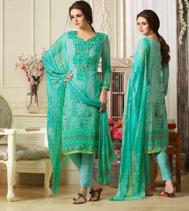 Picture of bollywood ethnic pakistani full length gown indian desi