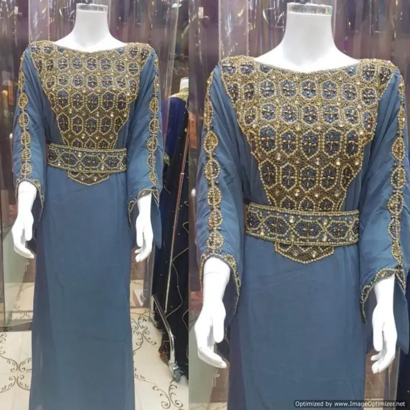 Picture of Radhe Designer Pink Cotton Kaftan Dress for Women - F2667