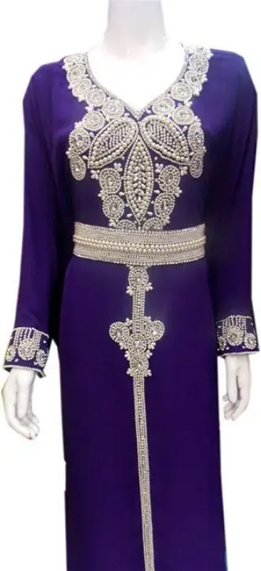 Picture of Radhe Designer Black Georgette Kaftan Dress for Women - F9497