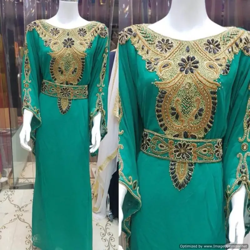 Picture of Radhe Designer Blue Georgette Kaftan Dress for Women - F2661