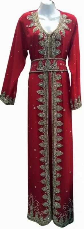 Picture of Radhe Designer Black Georgette Kaftan Dress for Women - F2666