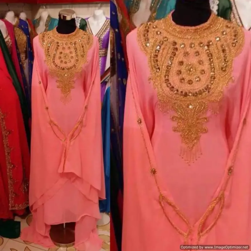 Picture of Radhe Designer Blue Georgette Kaftan Dress for Women - F2678