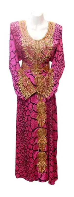 Picture of Radhe Designer Purple Georgette Kaftan Dress for Women - F9516
