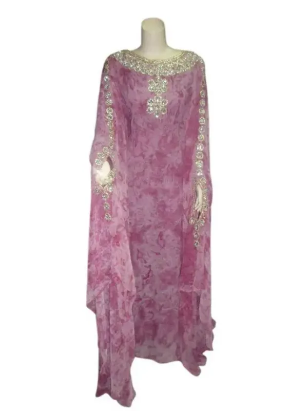 Picture of Radhe Designer Multicolor Georgette Kaftan Dress for Women - F9519