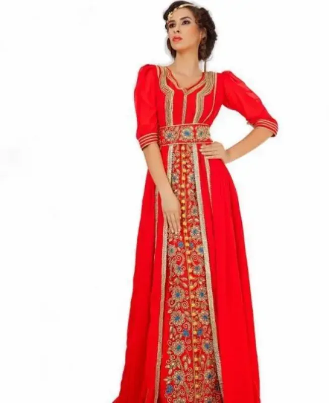 Picture of Radhe Designer Black Georgette Kaftan Dress for Women - F9529