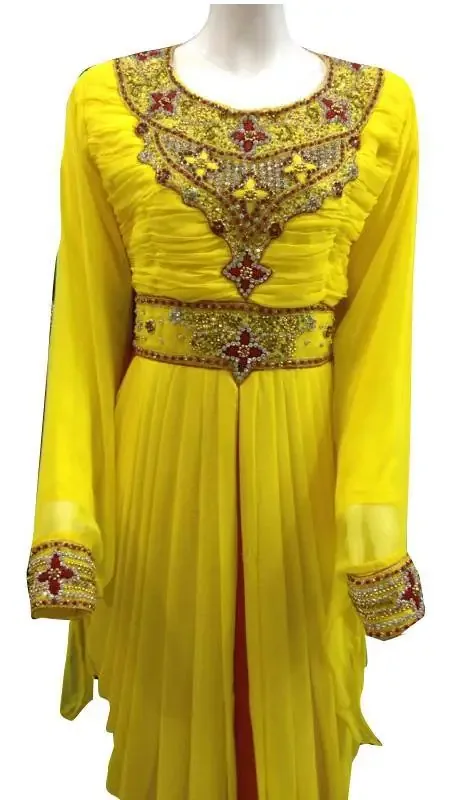 Picture of Radhe Designer Multicolor Georgette Kaftan Dress for Women - F9540