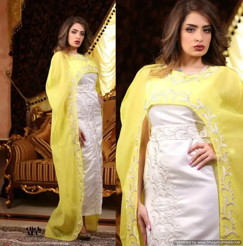 Picture of Radhe Designer Black Georgette Kaftan Dress for Women - F9633
