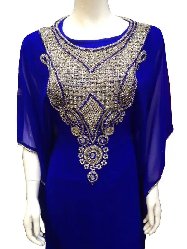 Picture of Radhe Designer Multicolor Georgette Kaftan Dress for Women - F9549
