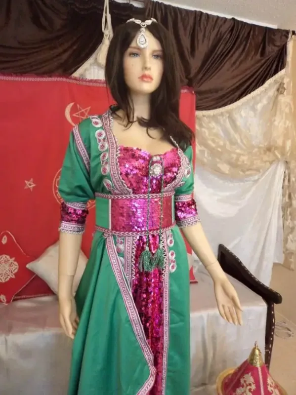 Picture of Radhe Designer Black Georgette Kaftan Dress for Women - F9542