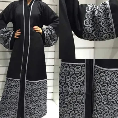 Picture of abaya zalora,abaya zipper,abaya,jilbab,kaftan dress,du,