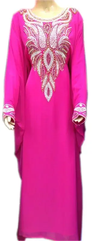 Picture of Radhe Designer Black Georgette Kaftan Dress for Women - F9580