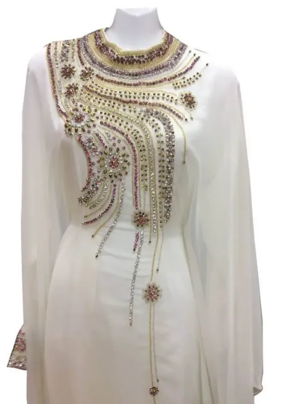 Picture of Radhe Designer Blue Georgette Kaftan Dress for Women - F9575