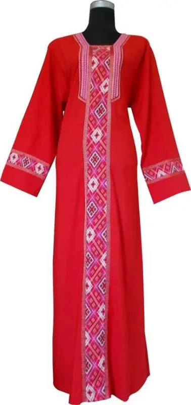 Picture of Radhe Designer Pink Cotton Kaftan Dress for Women - F9581