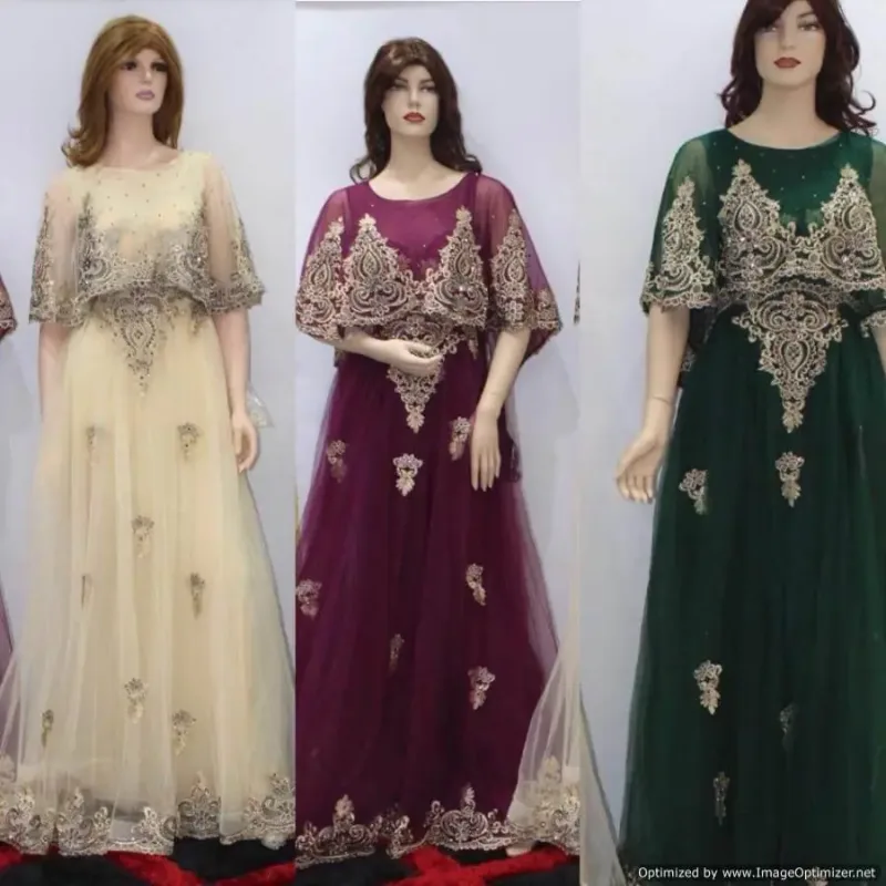 Picture of Radhe Designer Multicolor Georgette Kaftan Dress for Women - F2346