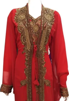 Picture of abaya,abaya,algerian dress,abaya,jilbab,kaftan dress,du