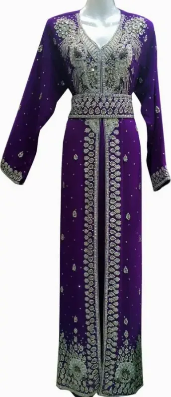 Picture of Radhe Designer Multicolor Georgette Kaftan Dress for Women - F2655