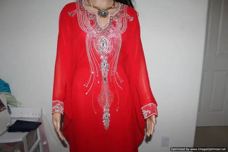 Picture of Radhe Designer Multicolor Georgette Kaftan Dress for Women - F9180
