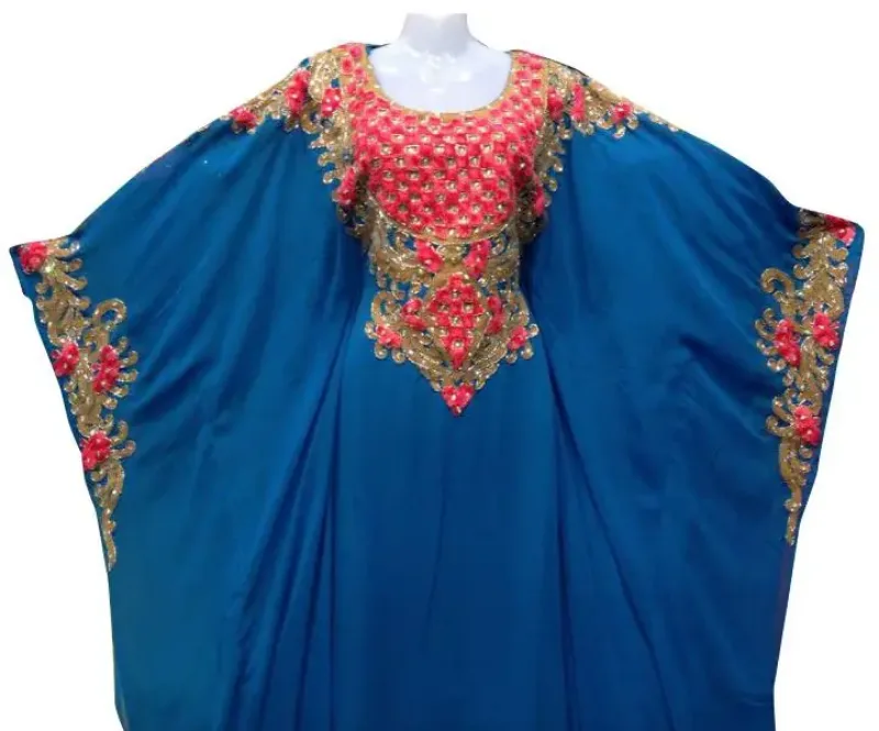 Picture of Radhe Designer Multicolor Georgette Kaftan Dress for Women - F9417