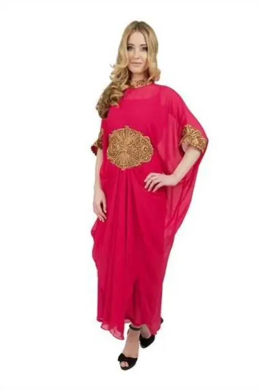 Picture of Radhe Designer Multicolor Georgette Kaftan Dress for Women - F6659
