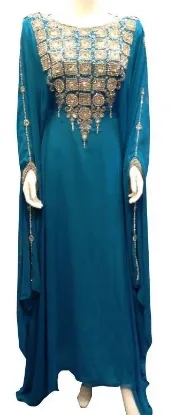 Picture of Purple Georgette Takshita Kaftan for Women