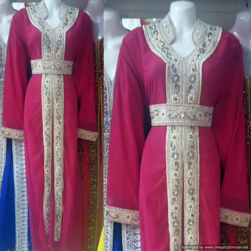 Picture of Radhe Designer Blue Georgette Kaftan Dress for Women - F2508