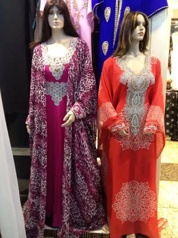 Picture of Radhe Designer Multicolor Georgette Kaftan Dress for Women - F9345