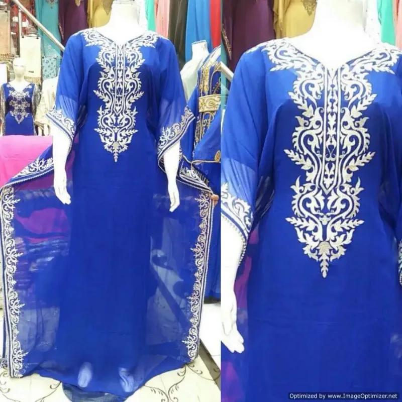 Picture of Radhe Designer Pink Cotton Kaftan Dress for Women - F2446