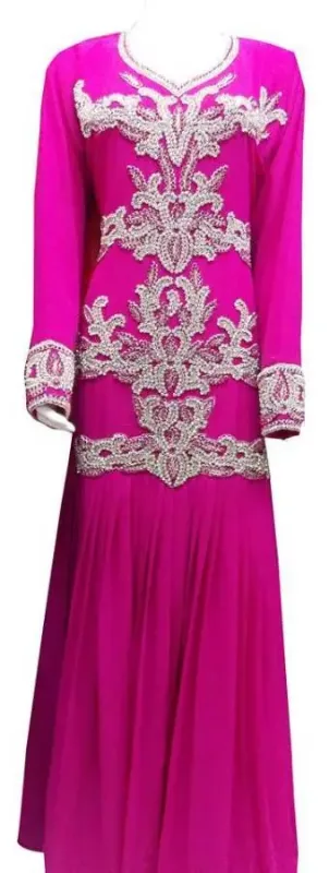Picture of Radhe Designer Multicolor Georgette Kaftan Dress for Women - F9283