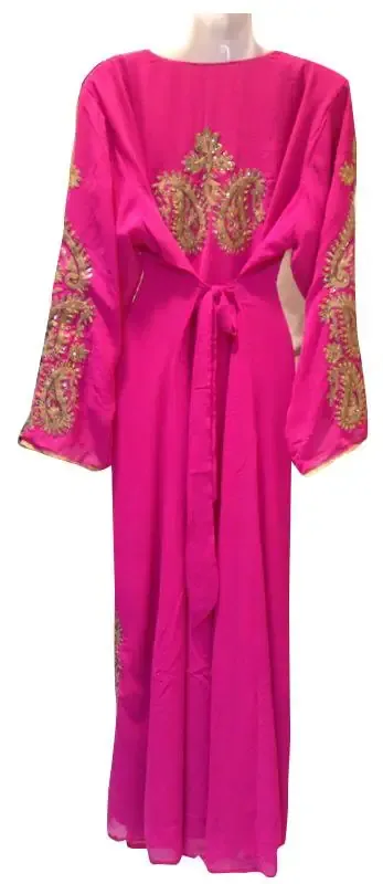Picture of Radhe Designer Black Georgette Kaftan Dress for Women - F9559