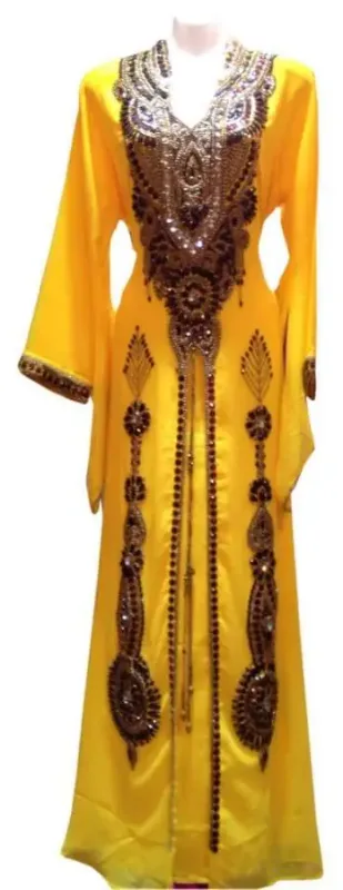 Picture of Radhe Designer Purple Georgette Kaftan Dress for Women - F2721
