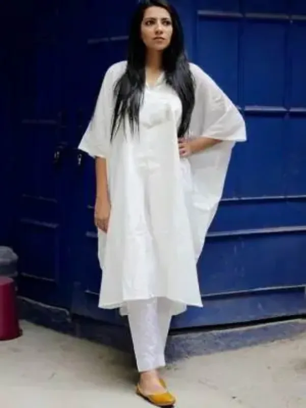 Picture of Radhe Designer Blue Georgette Kaftan Dress for Women - F9558