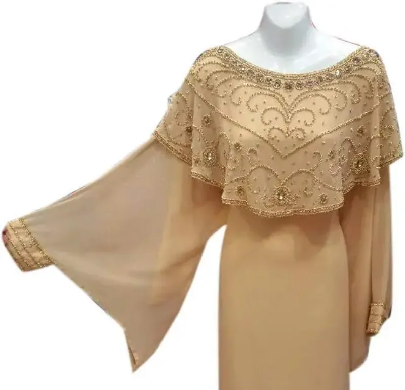 Picture of Radhe Designer Purple Georgette Kaftan Dress for Women - F2500