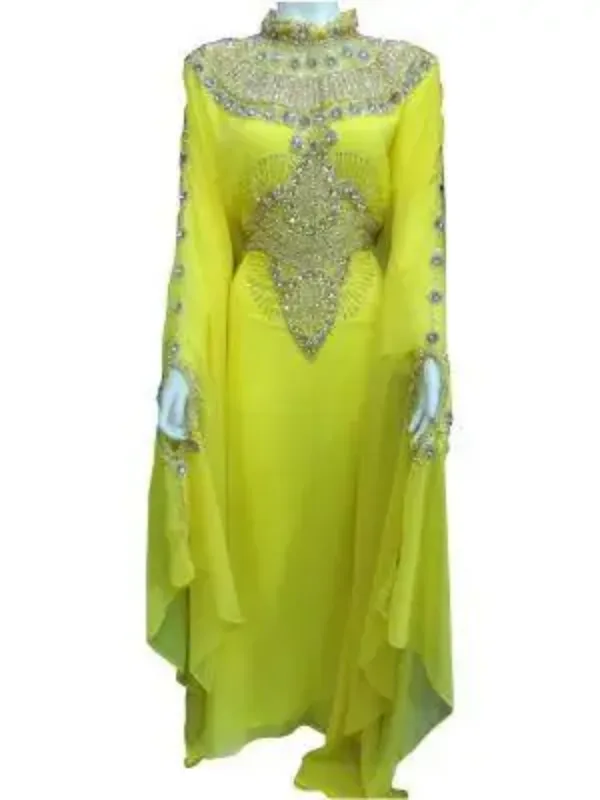 Picture of Radhe Designer Multicolor Georgette Kaftan Dress for Women - F9333