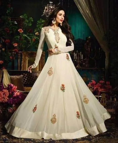 Picture of indian ethnic designer gown party wear dress-pakistani 
