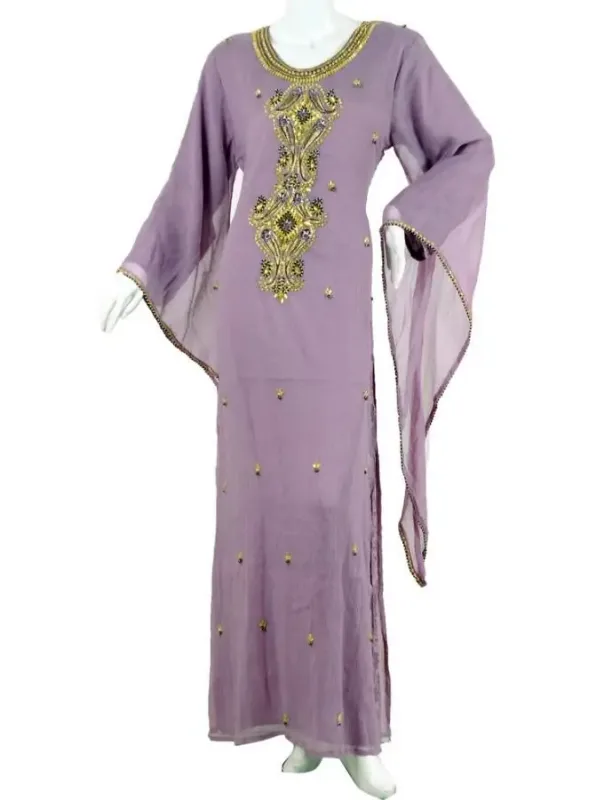 Picture of Radhe Designer Multicolor Georgette Kaftan Dress for Women - F8970