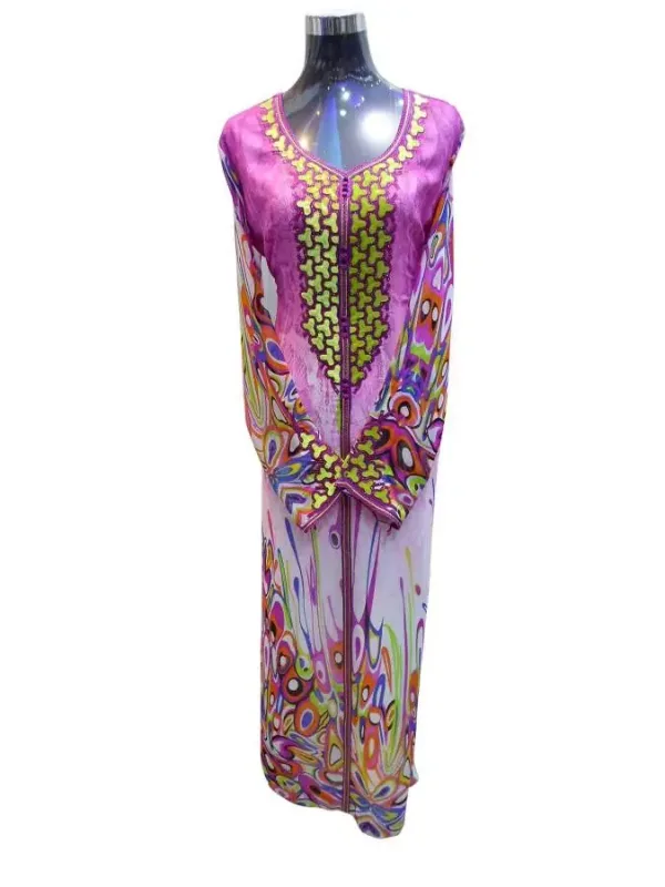 Picture of Radhe Designer Multicolor Georgette Kaftan Dress for Women - F3724