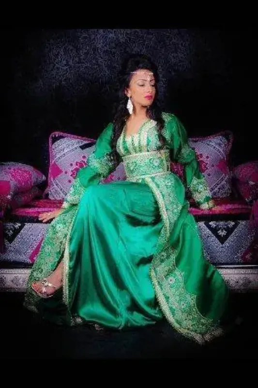Picture of Radhe Designer Multicolor Georgette Kaftan Dress for Women - F6762