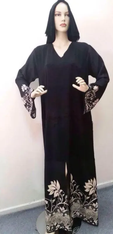 Picture of Radhe Designer White Georgette Kaftan Dress for Women - F3810