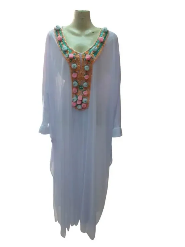 Picture of Radhe Designer Black Georgette Kaftan Dress for Women - F3864