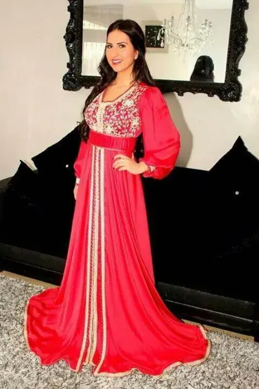 Picture of Radhe Designer Multicolor Georgette Kaftan Dress for Women - F7869