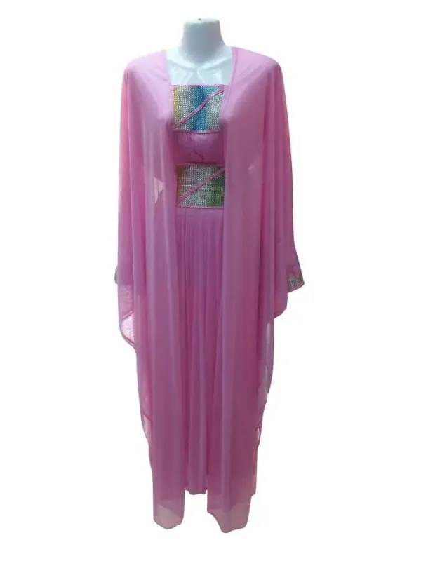 Picture of Radhe Designer Yellow Georgette Kaftan Dress for Women - F3859