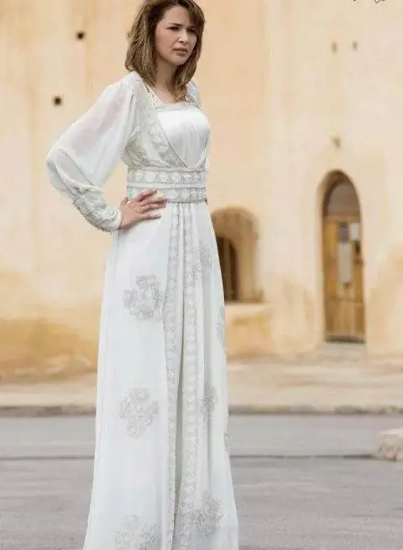 Picture of Radhe Designer Multicolor Georgette Kaftan Dress for Women - F7850
