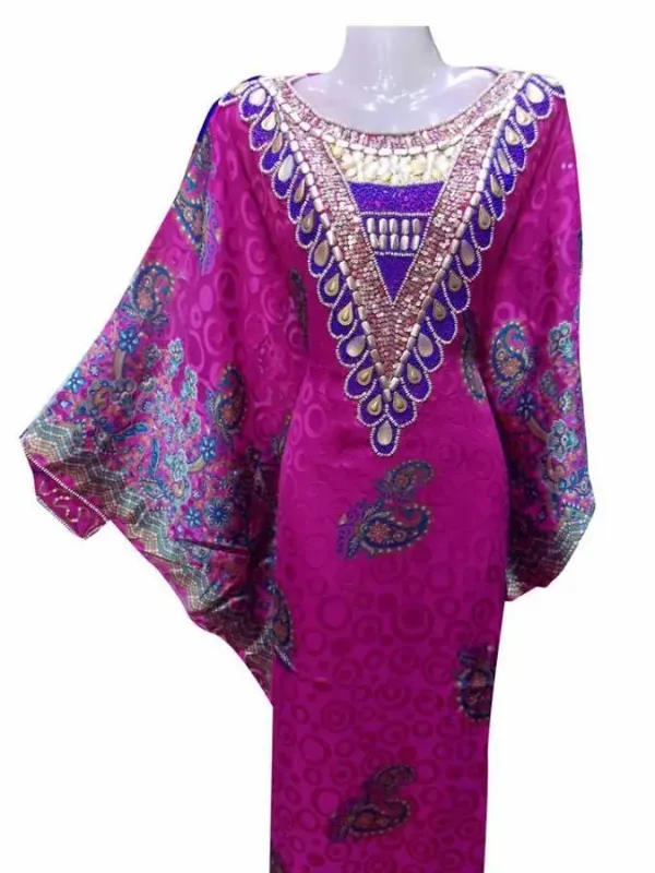 Picture of Radhe Designer Multicolor Georgette Kaftan Dress for Women - F9707