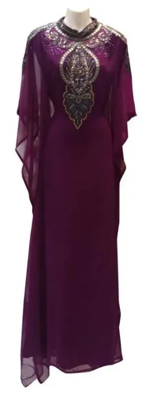 Picture of Radhe Designer Multicolor Georgette Kaftan Dress for Women - F9726