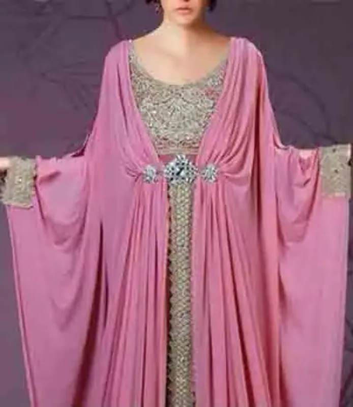 Picture of Radhe Designer Multicolor Georgette Kaftan Dress for Women - F9719