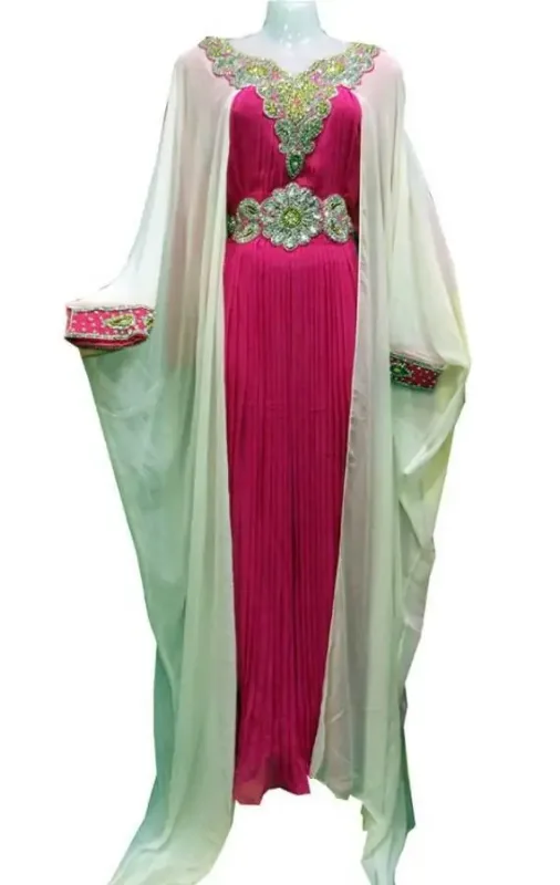 Picture of Radhe Designer Purple Georgette Kaftan Dress for Women - F9703