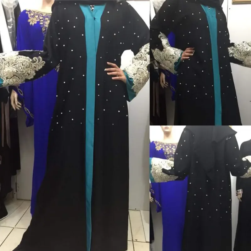 Picture of Radhe Designer Multicolor Georgette Kaftan Dress for Women - F2876