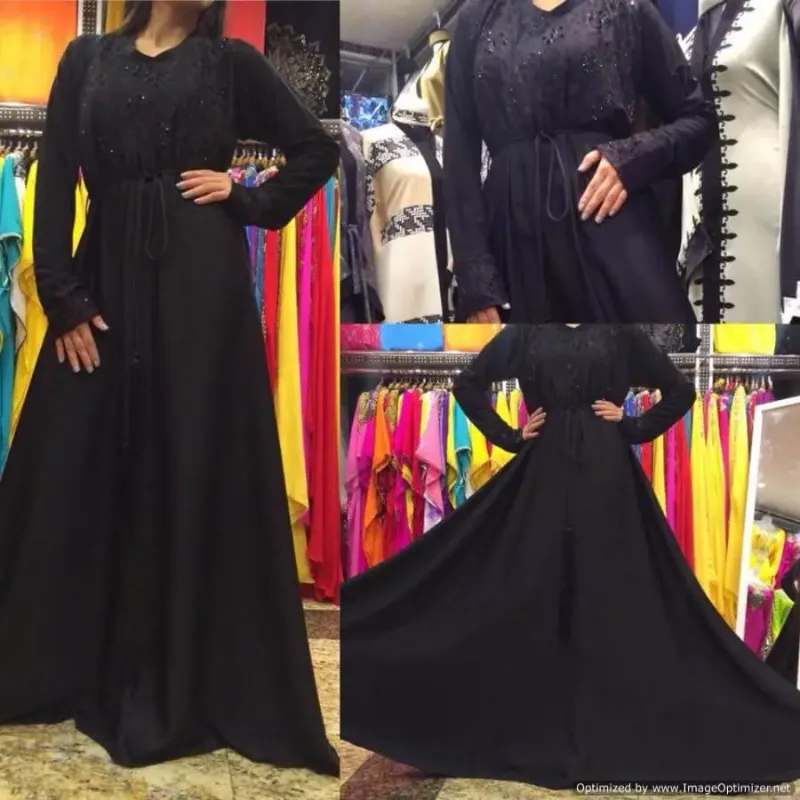 Picture of Radhe Designer Multicolor Georgette Kaftan Dress for Women - F2886