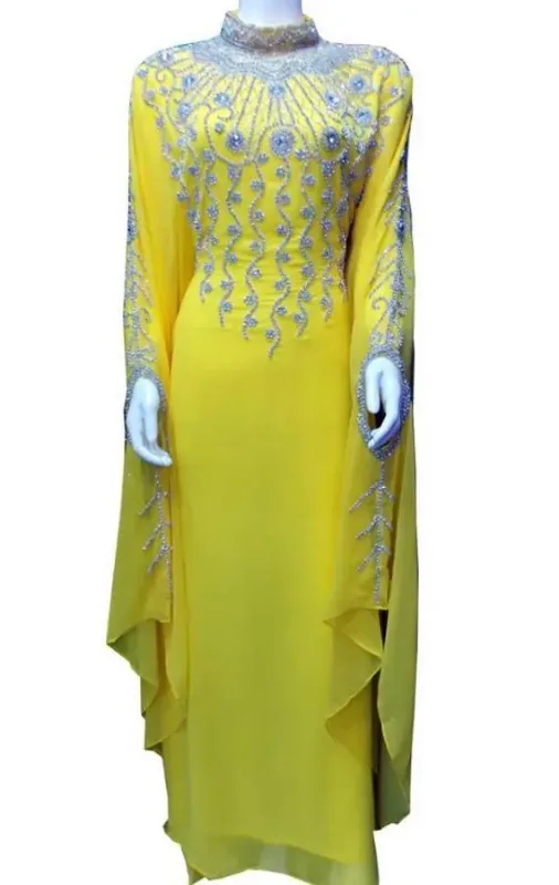 Picture of Radhe Designer Multicolor Georgette Kaftan Dress for Women - F9723