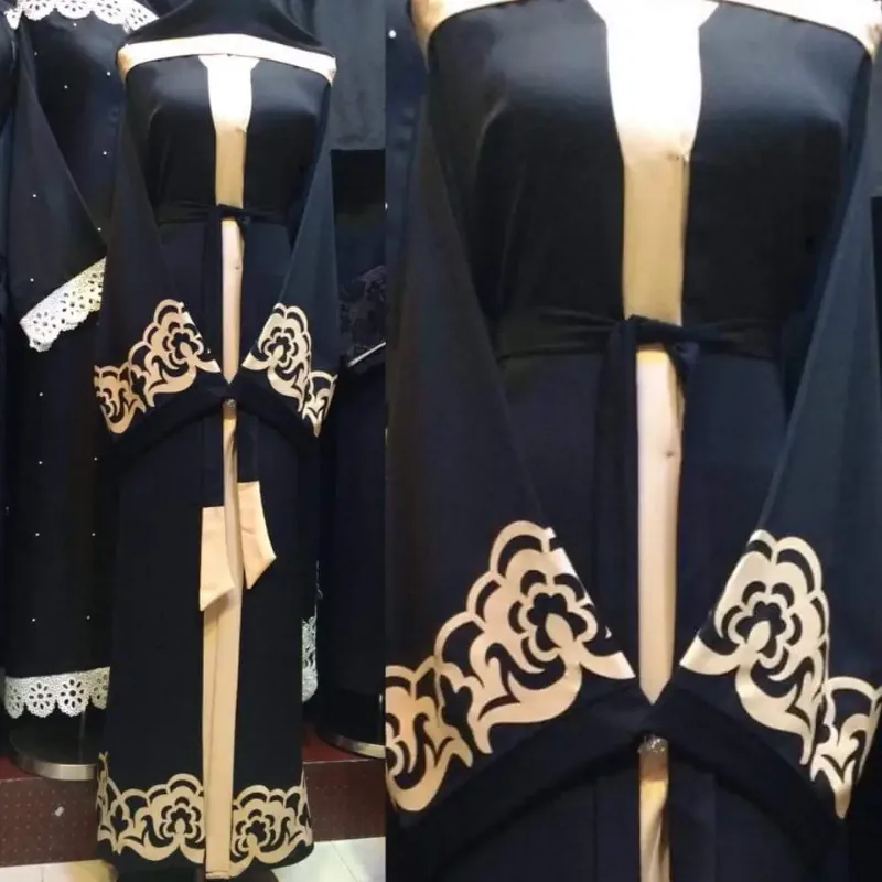 Picture of Special Yellow Georgette Arabian Kaftan for Women
